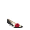 Bo Floral Pointed Toe Kitten Heel Pump