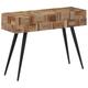 vidaXL Table console 110x34x80 cm teck de récupération massif