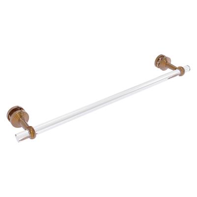 Allied Brass Pacific Beach Collection 18 Inch Shower Door Towel Bar with Twisted Accents