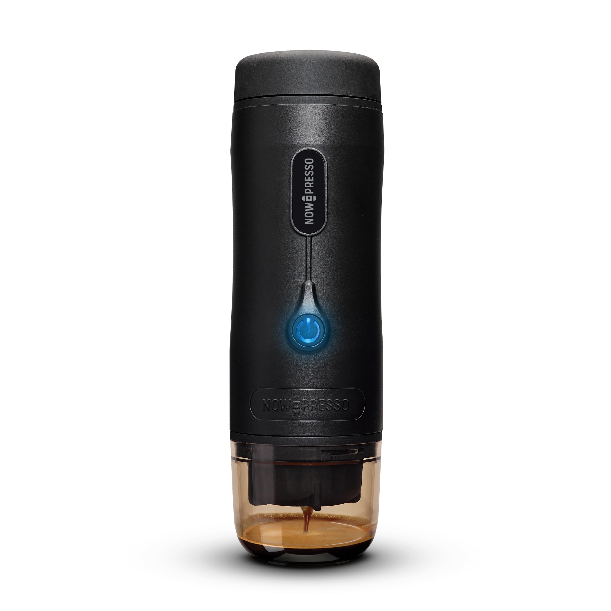 NowPresso Portable Espresso Machine, Black