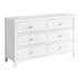 Universal RTA 6 Drawer Dresser Dove Gray