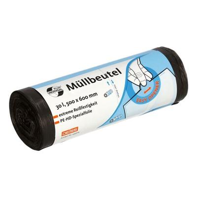 Deiss 50 Müllbeutel »UNIVERSAL PLUS®« 30 Liter grau grau, 50x60 cm