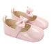 AMILIEe Kids Baby Girls Soft Sole Bowknot Princess Wedding Dress Mary Jane Flats Shoes 0-18 M