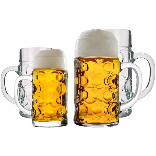 LUXENTU - Bierkrüge und Maßkrüge 4er Set Gläser