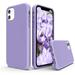 SURPHY Compatible with iPhone 11 Case 6.1 inch Thickening Design Liquid Silicone Phone Case (with Microfiber Lining) for iPhone 11 2019 Light Purple