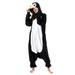 Jxzom Women Men Animal Costume Jumpsuit Long Sleeve Plush Pajamas Button Down Romper Cosplay Outfit