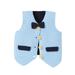 ASFGIMUJ Girls Sweater Baby Boy Gentleman Cable Knit Sweater Vest Sleeveless Pull Over Bowknot Button Down Waist Coat Top Fall Winter Clothes Knit Sweater Light Blue 0 Months-3 Months