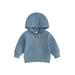 aturustex Kids Baby Sweatshirt Solid Color Long Sleeve Hoodie Pullovers Tops