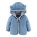 Brnmxoke Baby Pajamas Fleece Jackets For Toddlers Girls Boys Fleece Hoody Jackets Kids Zip Up Outerwear Coat Toddler Kids Jacket Sweatshirt Baby Romper for 0 Months- 3 Years