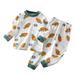 Christmas Clearance! Funicet Toddler Pajamas Baby and Toddler Boys Girls Long Sleeve Top and Pants Snug 100% Cotton 2 Piece Pajama Sets 4-White 2 Years