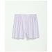 Brooks Brothers Men's Cotton Broadcloth Striped Boxers | Lavender | Size XS