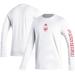 Men's adidas White Arsenal Team Crest Long Sleeve T-Shirt