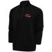 Men's Antigua Black Pepperdine Waves Generation Quarter-Zip Top