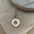 Ethical 9ct Recycled Gold Star Amulet Necklace, Gold