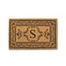 Rosalia Monogrammed Door Mat - 36" x 72", A - Frontgate