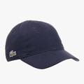 Lacoste Navy Blue Cotton Twill Crocodile Cap