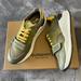 Burberry Shoes | Burberry Ramsey Sneakers In Military Green And Yellow Men’s Burberry Sneakers | Color: Green/Yellow | Size: 7