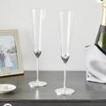 Kate Spade Dining | Kate Spade Lenox Take The Cake Champagne Flute Set | Color: Blue/Silver | Size: Os