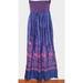 Anthropologie Dresses | Anthropologie Lapis Smocked Tube Dress One Sz S/M/L Blue Purple Pink Nwot Flare | Color: Blue/Pink | Size: S/M/L