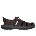 Skechers Men's Slip-ins Relaxed Fit: Tresmen - Norvick Sandals | Size 9.0 | Chocolate | Synthetic/Textile