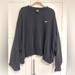 Nike Tops | Black Nike Crop Sweatshirt Xxl | Color: Black | Size: Xxl