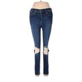 Free People Jeans - Mid/Reg Rise: Blue Bottoms - Women's Size 28