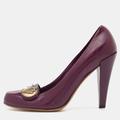 Gucci Shoes | Gucci Purple Patent Leather Hysteria Pumps Size 39 | Color: Purple | Size: 39
