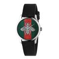 Gucci Accessories | Gucci Unisex G-Timeless Watch | Color: Black/Red/Tan | Size: Nosize