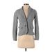 Banana Republic Factory Store Blazer Jacket: Gray Jackets & Outerwear - Women's Size 2 Petite