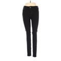 American Eagle Outfitters Jeggings - Mid/Reg Rise: Black Bottoms - Women's Size 2 - Indigo Wash