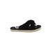 Evans Sandals: Black Solid Shoes - Women's Size 12 - Open Toe