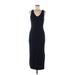 Worth New York Casual Dress - Midi: Blue Dresses - Women's Size Medium