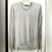 Athleta Sweaters | Athleta Cross Front Striped Sweater | Color: Gray | Size: M