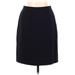 DKNY Casual Skirt: Blue Solid Bottoms - Women's Size 8