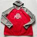 Nike Tops | Nike Ohio State Hooded Sweatshirt | Color: Gray/Red | Size: L