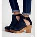 Free People Shoes | Free People Black Heeled Clogs | Color: Black/Brown | Size: 39eu