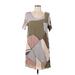 Wilfred Free Casual Dress - Shift: Gray Print Dresses - Women's Size Large