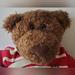 American Eagle Outfitters Toys | Gund American Eagle Roscoe The Rugby Bear Plush Stuffed Animal Teddy Bear - Euc | Color: Brown/Red | Size: Osg