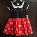 Disney Dresses | Disney Minnie Mouse Dress Toddler 4t | Color: Black/Red | Size: 4tg