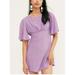 Free People Dresses | New Free People Tootise Mini Dress Lilac Purple Polka Dot | Color: Purple | Size: 0