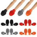 Manchon en silicone muet pour tambour embouts d'entraînement silencieux tête de baguette manchon