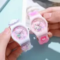 Montre Hello Kitty pour filles montre-bracelet à quartz étanche motif de dessin animé 3D Kuromi