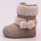 Bottes de neige confortables pour enfants, chaussures chaudes pour enfants, chaussures de princesse