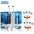 Oral B-Brosse à dents électrique Vitality à action croisée aste avec 2 apprentis rotation