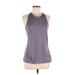 Nike Active Tank Top: Gray Print Activewear - Women's Size Medium