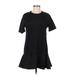 Zara Casual Dress - DropWaist: Black Solid Dresses - Women's Size Medium