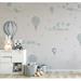 wallpaew Air Balloons Wall Mural Room Wallpaper Non-Woven in Gray | 39 W in | Wayfair HI-IS40257W39