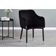 Set Of 2 Velvet Dining Chairs - 5 Colours - Grey | Wowcher
