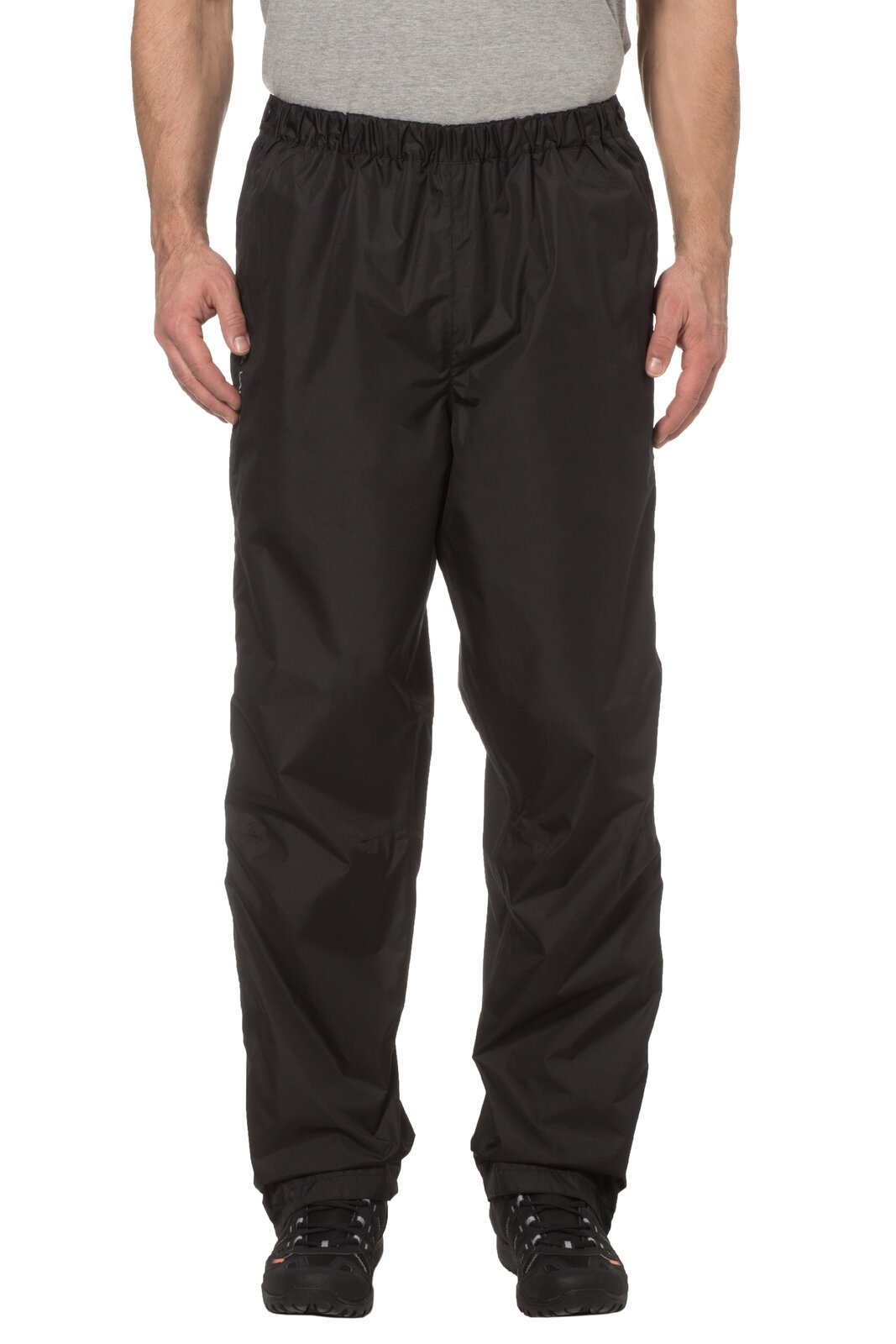 Fahrradhose VAUDE "Fluid Full-zip Pants II", Gr. XL, N-Gr, schwarz, Obermaterial: 100% Polyester. Meshfutter: 100% Polyester, unifarben, Hosen Image