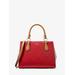 Marilyn Medium Color-block Saffiano Leather Satchel